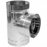 Тройник дымохода нерж/оцинк Версия Люкс 87 D-500/560 толщ. 0,8 мм