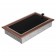 Решетка Kratki медь Оскар 17/30 с жалюзями