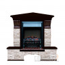 Угловой электрокамин Бостон К Мисхор венге - Гленрич [Электрокамин Fobos/Magestic - Glenrich]