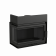 Топка ECT Font/800/L 18 кВт, угловое стекло слева